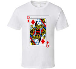 Queen Of Diamonds Playing Card Group Halloween Costume T Shirt Queen Of Diamonds Playing Card Group Halloween Costume T Shirt