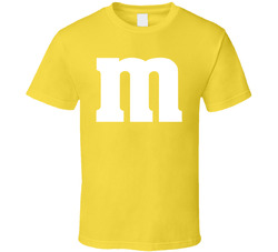 M & M's Yellow Group Halloween Costume Funny T Shirt M & M's Yellow Group Halloween Costume Funny T Shirt