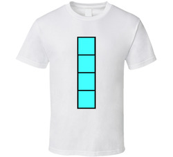 Tetris Blocks 4 Squares Straight Line Group Halloween Costume T Shirt Tetris Blocks 4 Squares Straight Line Group Halloween Costume T Shirt