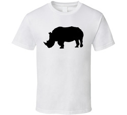 Rhinoceros Silhouette Animal Kingdom Group Halloween Costume T Shirt Rhinoceros Silhouette Animal Kingdom Group Halloween Costume T Shirt