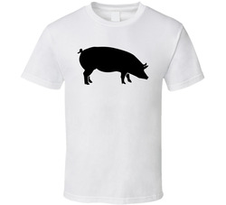 Pig Silhouette Animal Kingdom Group Halloween Costume T Shirt