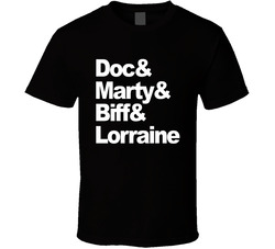 Doc & Marty & Biff & Lorraine Back To The Future Movie Fan