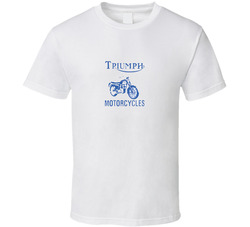 Triumph Motorcycles Bob Dylan Hwy 61 Retro Music T Shirt