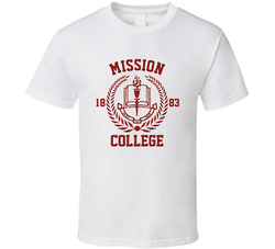 Mission College Fictional University School Daze Movie Fan T Shirt