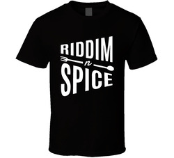 Riddim N Spice Favorite Restaurant Fan T Shirt