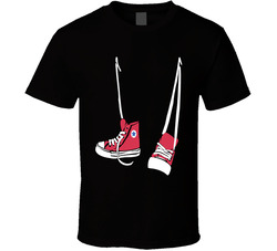 Red Converse Shoes T Shirt