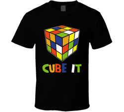 Cube It Retro Rubiks 80s Toy T Shirt