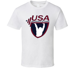 Weightlifting Usa American T Shirt