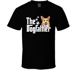 Corgi The Dogfather Father's Day T Shirt