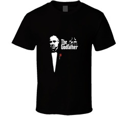 The Godfather Marlon Brando Al Pacino James Caan Mobster Movie T Shirt