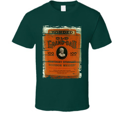 Old Grand Dad Bourbon Grunge Look T Shirt