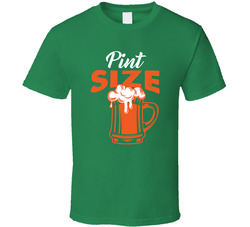 Pint Size Father Son Daughter Beer Lager T Shirt
