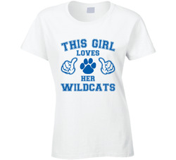 This Girl Loves Her Kentucky Wildcats Basketball Ladies T Shirt