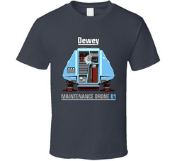 Silent Running Dewey Robot Drone T Shirt