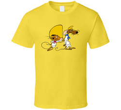 Speedy Gonzalez And Slow Poke Rodriguez Cartoon T Shirt