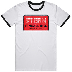 Stern Pinball, T-shirt, Retro, Classic Arcade, Game, Silver Ball, Vintage Style T Shirt