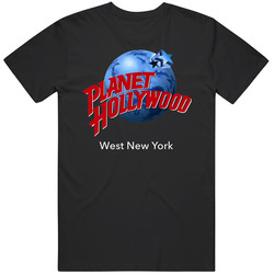 Planet Hollywood West New York Famous Celebrity Restaurant City T Shirt Planet Hollywood West New York Famous Celebrity Restaurant City T Shirt