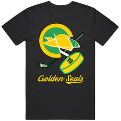 California Golden Seals T Shirt Oakland Seals Partway Unisex NHL Top T Shirt