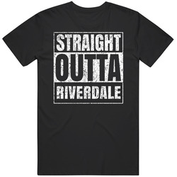 Straight Outta Riverdale City Grunge Worn Look Cool T Shirt Straight Outta Riverdale City Grunge Worn Look Cool T Shirt