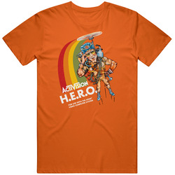 H.E.R.O., T-Shirt, Video Game, Atari, Activision, Retro, 2600, 80's T Shirt