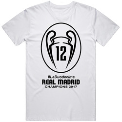 Real Madrid Champions 2017 T Shirt Real Madrid Champions 2017 T Shirt