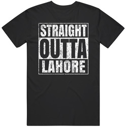 Straight Outta Lahore Pakistan Parody City Worn Look T Shirt Straight Outta Lahore Pakistan Parody City Worn Look T Shirt