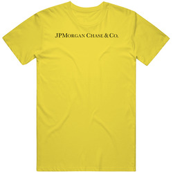 J P Morgan Chase & Co Finance T Shirt J P Morgan Chase & Co Finance T Shirt