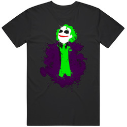 Heath Ledger The Joker Dark Knight Movie Parody T Shirt
