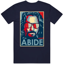 Big Lebowski Dude Abides Abide Movie Shirt NEW! Awesome T Shirt