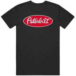 New Peterbilt Motor Standard Adult Black T- S To 5xl T Shirt