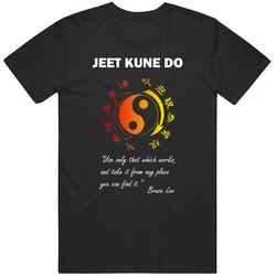 Fitted Jeet Kune Do Quote T Shirt