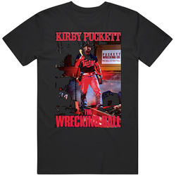 Retro Minnesota Baseball Kirby Puckett The Wrecking Ball T Shirt