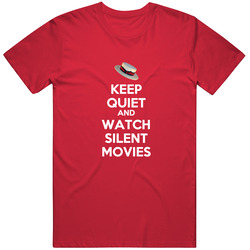 Keep Quiet - Red T Shirt
