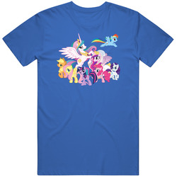 My Little pony Tee Shirt - Royal Blue T Shirt