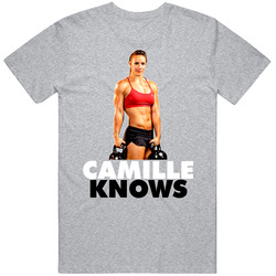Camille Knows Bo Knows Parody Crossfit T Shirt Camille Knows Bo Knows Parody Crossfit T Shirt