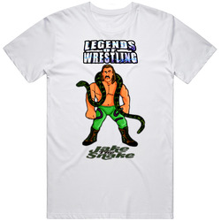 Jake The Snake Retro Cartoon Legends Wrestling T Shirt