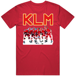 Soviet Russia Hockey Krutov Makarov Klm Line Larionov T Shirt