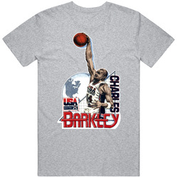 Charles Barkley Usa Basketball Caricature T Shirt
