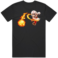Fireball Mario Video Game T Shirt Fireball Mario Video Game T Shirt