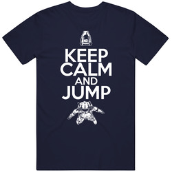 Keep Calm And Jump Felix Baumgartner Stratos Space Red Bull T Shirt