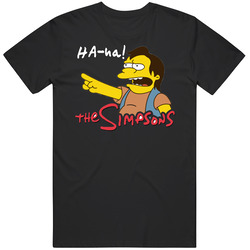 Simpsons Nelson Ha Ha T Shirt Simpsons Nelson Ha Ha T Shirt