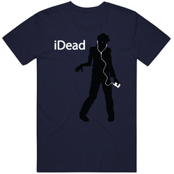 Idead Zombie Wearing Ipod T Shirt