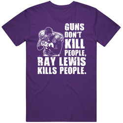 Ray Lewis Baltimore Football Defence T Shirt