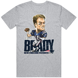 Tom Brady Football Caricature T Shirt
