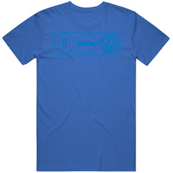 Eat Sleep Vw Funny Blueish T Shirt