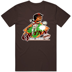 Tony Gwynn Retro Baseball Caricature T Shirt