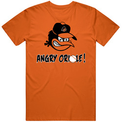 Angry Oriole Baltimore Baseball T Shirt
