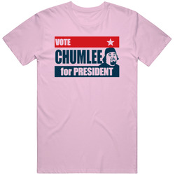 New Vote Chumlee For President Funny Light Pink T Shirt