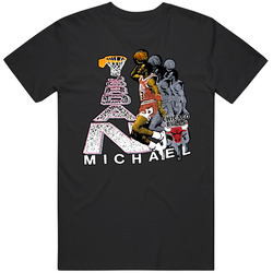 Michael Jordan Basketball Legend Retro T Shirt