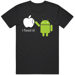 Android Fixed Apple Funny T Shirt